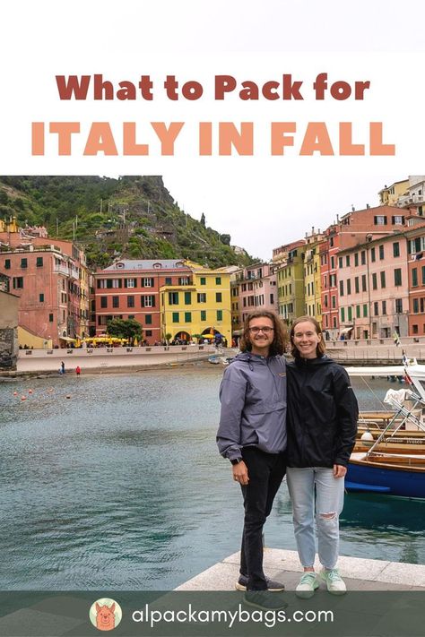 Italy Packing List For Fall What To Pack For Italy, Plan A Trip To Italy, Italy In October, Italy Packing, Italy Packing List, What To Wear In Italy, Trip Italy, Packing For Europe, Fall Getaways