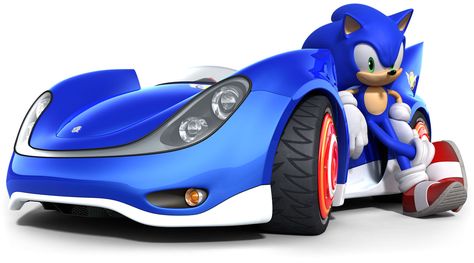 Sonic Car, Sonic Dash, Sonic The Movie, Sonic Party, Sonic Birthday, Sonic Heroes, Racing Art, Sonic Fan Characters, Sonic Franchise