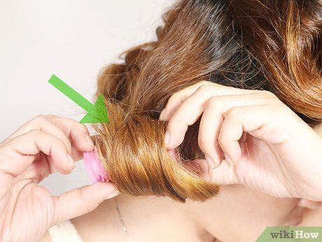 How to Get Curly Hair to Turn Into Wavy Hair (with Pictures) Get Curly Hair, Hot Rollers, Tight Curls, Loose Waves, How To Turn, Wavy Hair, Curly Hair, Curly Hair Styles, At Home