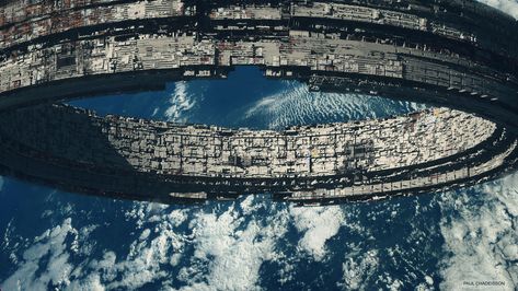 ArtStation - Space station | ring, Paul Chadeisson Ring Space Station, Space Station Concept, Paul Chadeisson, Space Habitat, Sci Fi Spaceships, Spaceship Art, Entertainment Design, Sci Fi Books, Galactic Empire