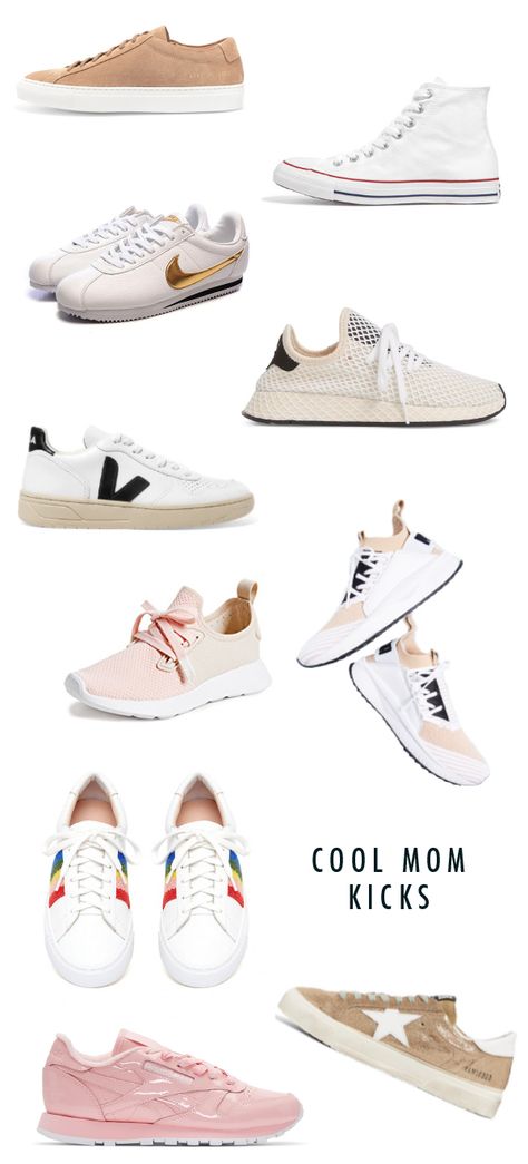 Don’t Call Them Mom-Shoes- 10 Sneakers You Need Now Cool Mom Shoes, Casual Mom Shoes, Trending Tennis Shoes For Women, Tennis Shoes For Women Over 50, Teacher Sneakers, Mom Sneakers, Trendy Tennis Shoes, Snicker Shoes, Mom Clothes