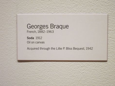 exhibition labels template Classic and straight-forward exhibit label. Easy to read .. Printable Label Templates, Make Your Own Labels, Museum Exhibit, Museum Exhibition Design, Professional Business Card Design, Museum Displays, Exhibition Display, Straight Forward, Georges Braque