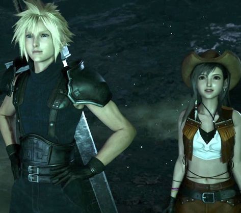 Cloti Ff7 Matching Icons, Cloud And Tifa Matching Icons, Cloud Strife And Tifa Lockhart, Cloti Ff7, Cloud X Tifa, Tifa And Cloud, Tifa Cloud, Ff7 Remake, Goodnight Punpun