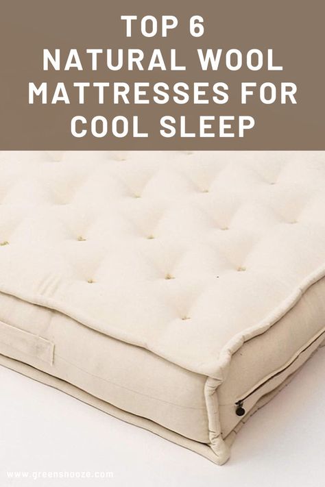 cooling mattress, cool sleep, hot sleeper, cooling bed, organic mattress, wool mattress Diy Mattress, Eco Friendly Bedding, French Mattress, Wool Mattress, Cotton Mattress, Natural Mattress, Natural Bedding, Firm Mattress, Natural Sleep