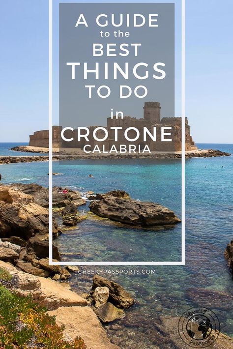 Cheeky Passports A Guide to the Best Things to do in Crotone, Calabria - Cheeky Passports Crotone Italy, Viking Cruise, Cruise Italy, Italy Culture, Viking Cruises, Cruise Europe, Travel Secrets, Passport Travel, Explore Italy