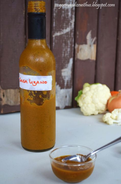 Gormandize: Home Made Salsa Lizano (Costa Rican Brown Sauce) Home Made Salsa, Blue Zones Recipes, Costa Rican Food, How To Make Salsa, Hot Sauce Recipes, Brown Sauce, Mexican Dessert, Puerto Rican Recipes, Homemade Salsa