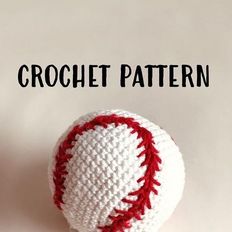 LaritaMush on Instagram: "Want to work on an easy pattern ⚾️?

Pattern available in my Etsy shop @laritamush 

#baseball #baseballlife #baseballgifts #baseballplayer #baseballgame #easycrochet #nosew #nosewcrochetpatterns #crochetpatterns #baseballcrochet #baseballlove #baseballmom #baseballgifts #laritamush" Crochet Baseball, Crochet Ball, Easy Patterns, Baseball Gifts, Baseball Games, Baseball Mom, Baseball Players, Simple Patterns, Easy Crochet