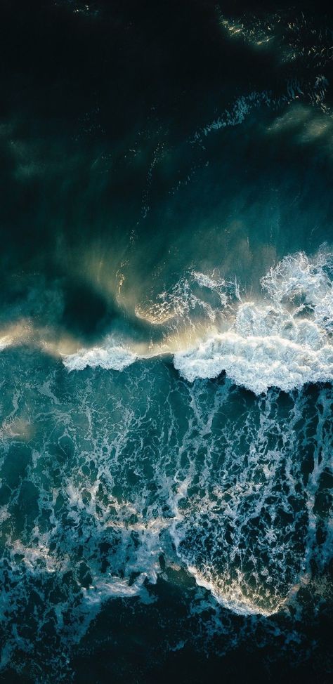 Ocean Backgrounds, Arte Indie, 2160x3840 Wallpaper, Waves Wallpaper, Ocean Wallpaper, Wallpaper Tumblr, Beach Wallpaper, Drone Photography, Backgrounds Phone Wallpapers