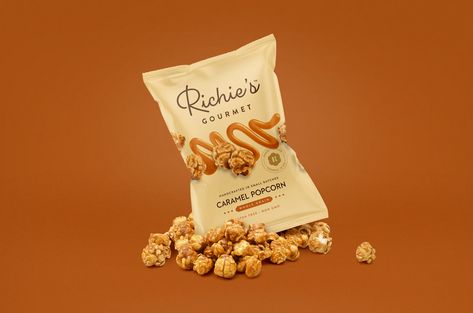 Popcorn Brands, Healthy Food Branding, Amazon Ads, Popcorn Packaging, Chip Packaging, Color Packaging, Chocolate Popcorn, Dessert Packaging, Consumer Packaging