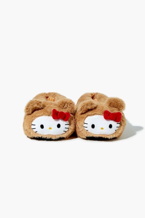 Hello Kitty Teddy Bear, Hello Kitty Teddy, Hello Kitty Slippers, Slippers Kids, Hello Kitty Merchandise, Hello Kitty Shoes, Forever 21 Girls, Kitty Clothes, Hello Kitty Friends