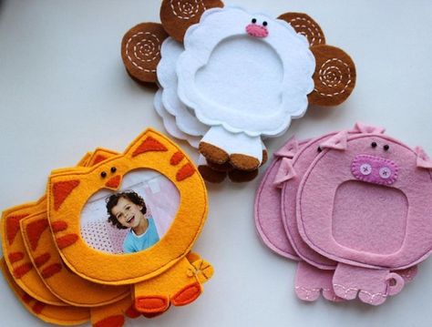 Animal Frame, Diy Felt Animals, Felt Games, Baby Room Diy, Frame Christmas, Felt Hair Clips, Felt Books, Felt Sheets, Kids Room Wall Decor