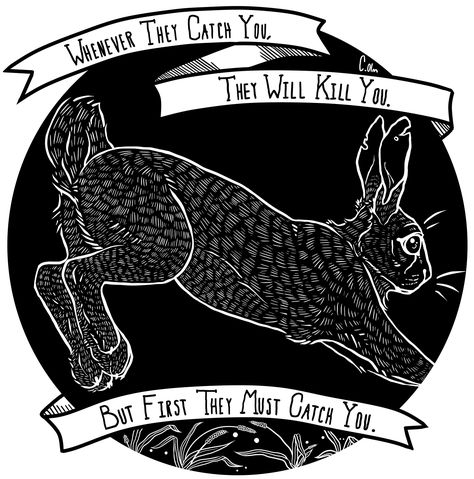 Mots Forts, Handpoke Tattoo, Rabbit Tattoos, Watership Down, Rabbit Art, Bunny Art, But First, Artsy Fartsy, Drawing Inspiration