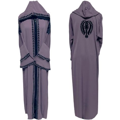 Latest Design Women Hooded Abaya Farasha Jalabiya Long dress Latest Design Women Hooded Abaya Farasha Jalabiya Long dress SKU: ZADSHELFF7446222 Latest Design Women Hooded Abaya Farasha Jalabiya Long dress . Brand new. As a result, comes in original plastic wrap with Hijab included. Beautiful material with a premium feel. Exclusive new design Abaya. Open front with Zip Comes with belt Fabric: zoom colour – light purple Latest new design! Suitable for easy iron. Do not tumble dry. Dry clean Abayas are known by many names. However, they serve the same purpose: to cover. Other models are usually kaftans, cut from light, flowing fabrics like crepe, georgette, and chiffon. Other known styles are open or closed front. Styles differ from region. Some have embroidery, while others are brightly colo Hooded Abaya, Design Abaya, Kaftan Abaya, Colour Light, Plastic Wrap, Dress Clothes For Women, Light Purple, New Design, Latest Design