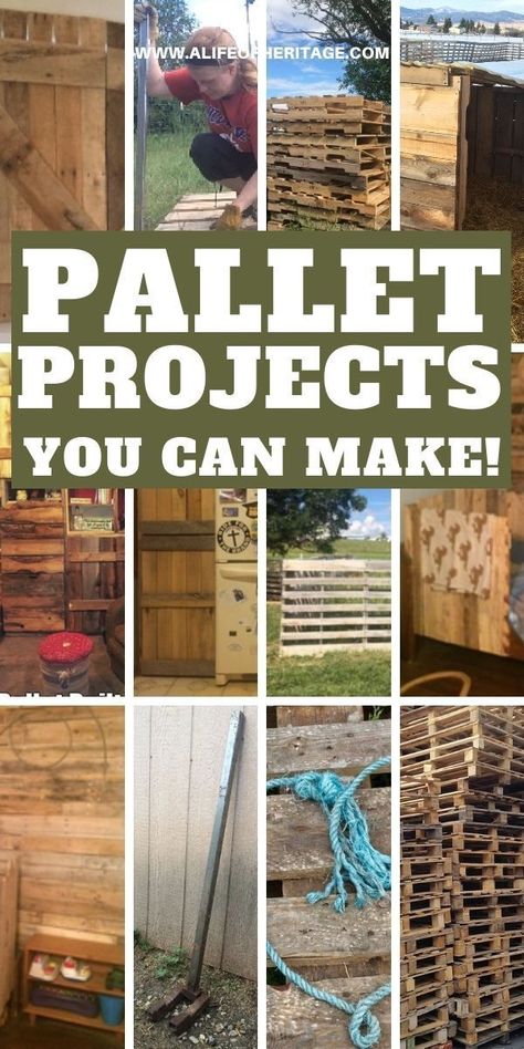 Why and How To Use Pallets...for EVERYTHING! These pallet projects are great ideas to think about adding to your home! They don't require a lot of skills but will make a great addition and will be fun to make! Use scrap pallets to solve a ton of solutions on the homestead while saving money! The best DIY pallet projects for beginners for your homestead. Save money and DIY with these easy steps in this Pallet Home Projects Guide! Simple living made easy. Pallet Shutters, Homestead Diy, Craft At Home, Outdoor Pallet Projects, Pallet Building, Diy Wood Pallet Projects, Outdoor Pallet, Pallet Projects Easy, Homesteading Diy