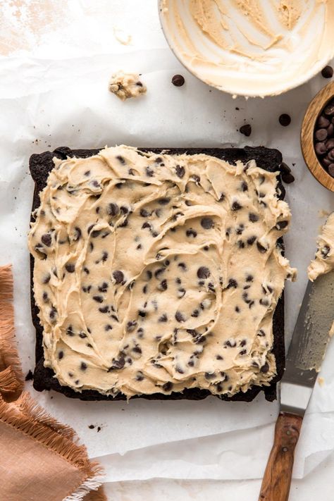 Cookie Dough Waffles, Brownies With Cookie Dough, Cookie Dough Fudge, Cookie Dough Frosting, Smores Dessert, Cookie Dough Brownies, Coconut Dessert, Fudgy Brownie, Cookie Dough Recipes