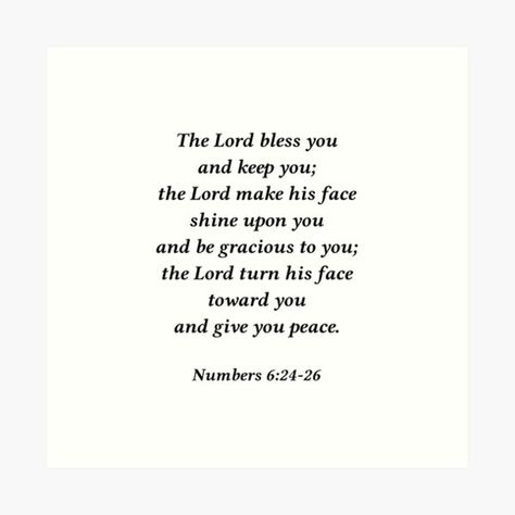 "The Lord Bless You And Keep You Bible Verse Numbers 6:24-26" Art Print for Sale by PrettyLovely | Redbubble Numbers 6:24-26, Bible Verse Numbers, Number Quotes, Bible Verse Art Print, Bible Verses About Strength, Bible Verse Art, Bible Art, Christian Art, Tag Art