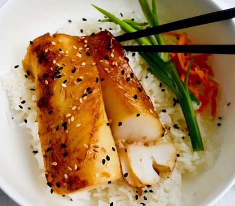 Low-FODMAP Japanese Glazed Black Cod; Gluten-free, Dairy-free | Rachel Pauls Food Gluten Free Asian Recipes, Healthy Seafood Dinners, Fodmap Dinner, Five Star Restaurant, Low Fodmap Vegetables, Chrons Disease, Fodmap Recipes Dinner, Low Fodmap Recipes Dinner, Recipe Japanese