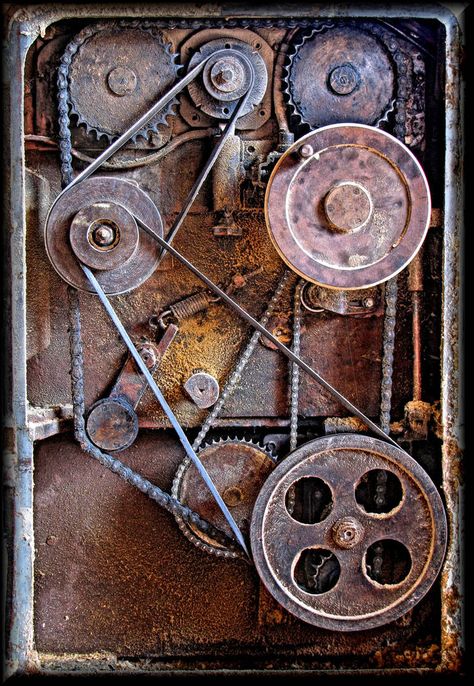 ...tick tack tick tack... by Yancis Gears Photography, Dieselpunk Aesthetic, Tick Tack, Rust Never Sleeps, Arte Steampunk, Mechanical Art, Industrial Photography, Steampunk Art, Ex Machina