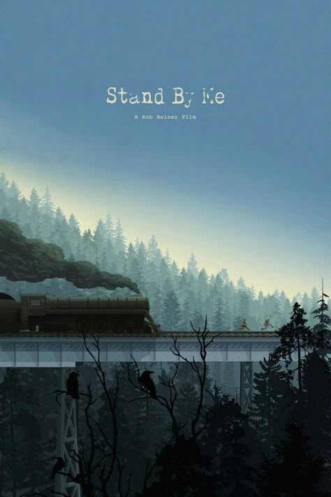 Stand By Me Stand By Me Wallpaper, Stand By Me Poster, Stand By Me Film, Movie Synopsis, Posters Illustration, Film Poster Design, Romantic Comedy Movies, Film Posters Vintage, River Phoenix