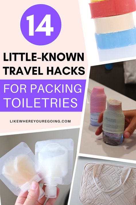 How To Pack Toiletries In A Suitcase, Toiletries In Carryon, Efficient Packing Travel, Flying Packing Tips, How To Pack Liquids For Carry On, Packing Tips For International Travel, Flying Tips Packing, Travel Hacks Packing Toiletries, Packing Toiletries For Travel For Women