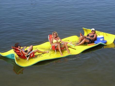 Like many, I grew up at the pool. And each summer, my parents would take us to a lake a few hours away to soak up the sun, cruise on the boat and just float the day away. If you ever grew up going to the lake, you probably wore Portable Island, Lake Toys, Lake Fun, Lilly Pad, Water Mat, Lake Time, Boat Life, Lake Living, Pool Floats