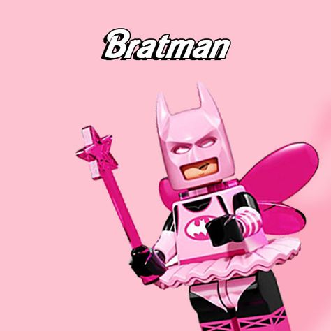 Pink Batman Lego - Fairy Batman Lego Movie Serie - Batman Figure- Cute Pink Funny Batman Lego Batman Funny, Batman Lego Movie, Fairy Batman, Pink Batman, Funny Batman, Diy Music, Batman Funny, The Dark Knight, Lego Batman