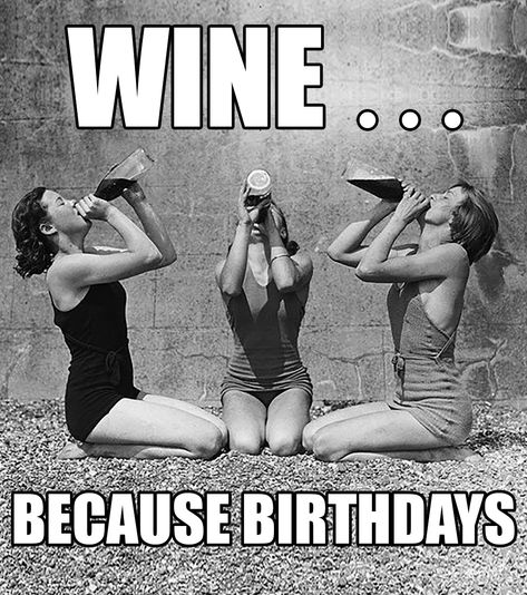 Happy Birthday Wine Funny, Birthday Wine Quotes, 20 Happy Birthday, Wine Jokes, Happy Birthday Wine, Wine Meme, Funny Birthday Meme, Wine Funny, Birthday Illustration