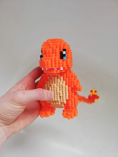 Perler Bead 3d Figures, 3d Pokemon Perler Bead Patterns, Pearler Bead Pokemon, Diy Perler Beads 3d, 3d Pokemon Perler Beads, 3d Perler Bead Patterns Easy, 3d Perler Bead Patterns Tutorials, Perler Beads Ideas 3d, Beaded Pokemon