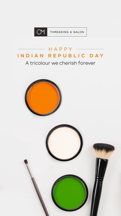 Salon Independence Day, Republic Day Creative Ads, Spec Ads, Wish Makeup, Republic Day Status, Holiday Posters, Cartoon Pic, Instagram Grid Design, Independence Day Poster