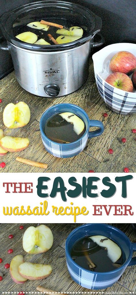 EASY-WASSAIL-RECIPE Traditional Wassail Recipe, Wassail Recipe Crockpot, Wassail Recipe Easy, Wassail Recipe, Red Hots, Mulled Cider, Healthy Menu, Christmas Recipes, Find Recipes