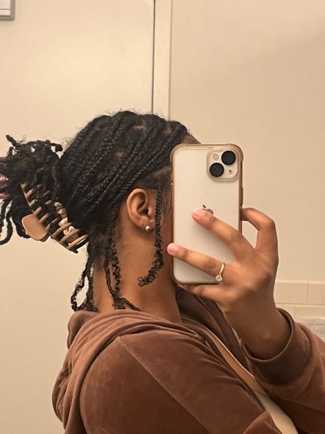 Mini Boho Braids, Boho Goddess Braids, Hairstyle Natural Hair, Coily Natural Hair, Mini Braids, Braids Boho, Protective Hairstyles For Natural Hair, Natural Braids, Quick Natural Hair Styles