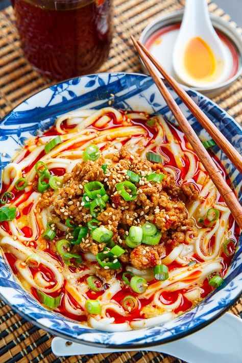 Dandan Noodles (Tantanmen Ramen) Tantanmen Ramen Recipe, Tantan Ramen, Dandan Noodles, Tantanmen Ramen, Chili Bean, Pork Pasta, Closet Cooking, Pork Chili, Ramen Recipe