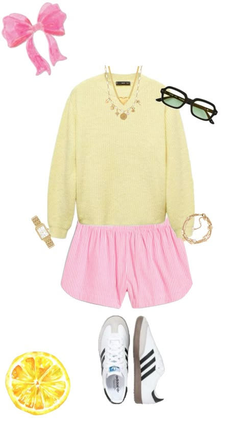 Sick Day Outfit, Clean Girl Vibes, Nails And Outfits, Belle Outfit, Barbie Closet, School Ootd, Class Outfits, College Closet, Summer School Outfits