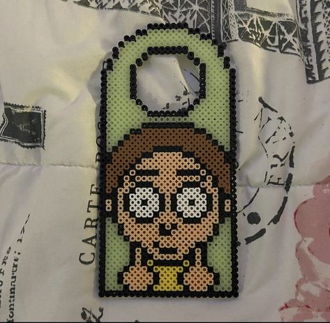 Melty Bead Patterns, Perler Art, Rick Y Morty, Rick Sanchez, Diy Perler Bead Crafts, Melty Beads, Diy Perler Beads, Perler Bead Art, Fuse Beads