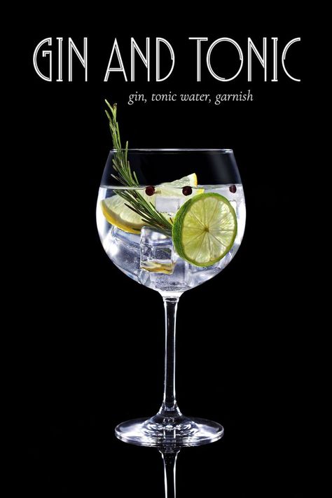 Gin and tonic cocktail. Commercial Photography Product, Gin Drinks, Coffee Business, Object Drawing, Tonic Water, Gin Cocktails, Gin Tonic, Gin And Tonic, Summer Cocktails