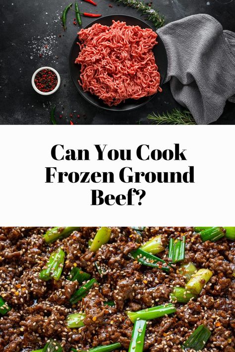 It’s not uncommon to find yourself with a block of frozen ground beef and in need of a quick meal. Many people wonder if it is safe and effective to cook frozen ground beef directly, without thawing it first. In this article, we will discuss the pros and cons of cooking frozen ground beef and provide valuable tips for doing so safely. How To Thaw Ground Beef Quickly, Ground Beef Frozen Meals, Frozen Ground Beef Crockpot, Frozen Ground Beef Recipes, Frozen Ground Beef Instant Pot, Homemade Burger Recipe, Frozen Beef, Keto Beef Recipes, Homemade Hamburgers