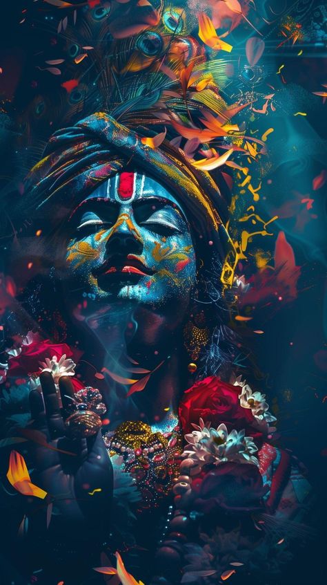 Aesthetic Wallpaper Of Lord Krishna, Wallpaper Bhagwan Ji, Lord Krishna Hd Photos, Shiv Ji Pictures, Krishna Ji Photo Hd, Wallpaper Of God Krishna, Best Hindu God Wallpapers, Mahadev Krishna Wallpaper, Hanuman Dark Wallpaper