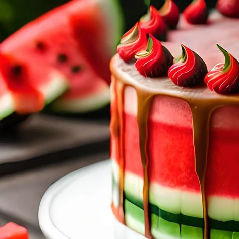 Erlita Krist on Instagram: "Something fresh for weekend... watermelon pudding 🍉 . #dessert #watermelon #pudding #erls_ai #aiartforinspiration" Watermelon Pudding, Pudding Dessert, Food Collection, Watermelon, Dessert, On Instagram, Instagram