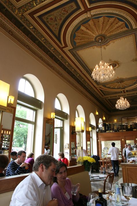 Cafe Savoy - Dining Room - Prague Prague Cafe, Guy Savoy Restaurant, Warsaw Restaurant, Cafe Savoy Prague, Prague Hotels, Hotel Restaurant, Prague, Cafe, Restaurant