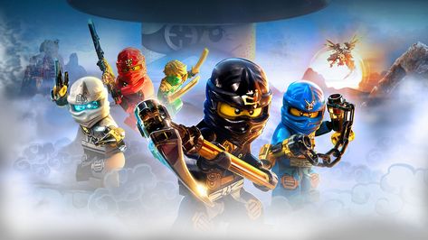 Ninjago Accueil - Ninjago LEGO.com Lego Ninjago Wallpaper, Ninjago Wallpaper, Lego Ninjago Birthday, Ninjago Birthday Party, Ninjago Birthday, Backdrops Kids, Lego Videos, Warriors Game, Lego Ninjago Movie