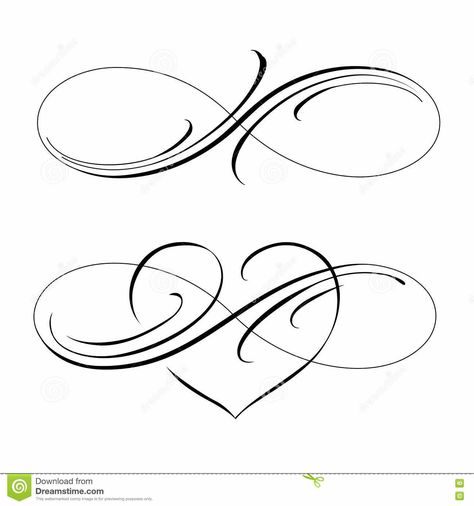 Infinity Tattoo Designs, Inspiration Tattoos, Infinity Tattoos, Tattoo Lettering Fonts, Heart Tattoo Designs, Hand Lettering Alphabet, Symbol Tattoos, Lettering Styles, Mom Tattoos