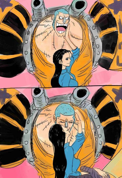 Franky X Robin, One Piece Meme, One Piece Crew, One Piece Ship, One Peice Anime, One Piece Drawing, One Piece Images, One Piece Comic, One Piece Pictures