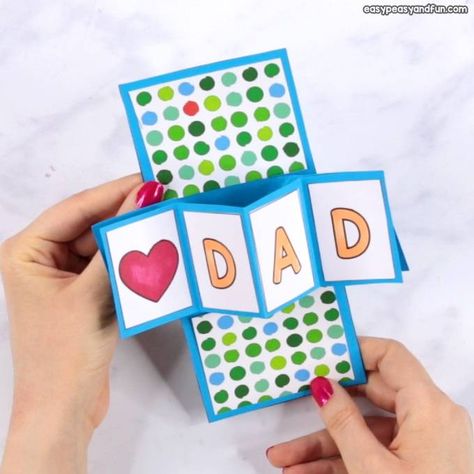 Check out these fathers day card ideas for those who want to make a homemade Father's day card for dad this year. Easy, creative, and one-of-a-kind. #fathersday #cards #homemade #creative #cool #easy #kids #DIY Knitting Amigurumi, Seni Dan Kraf, Fathers Day Card, Father's Day Diy, Paper Crafts Origami, Fathers Day Crafts, Birthday Cards Diy, Diy Crafts For Gifts, Mothers Day Crafts