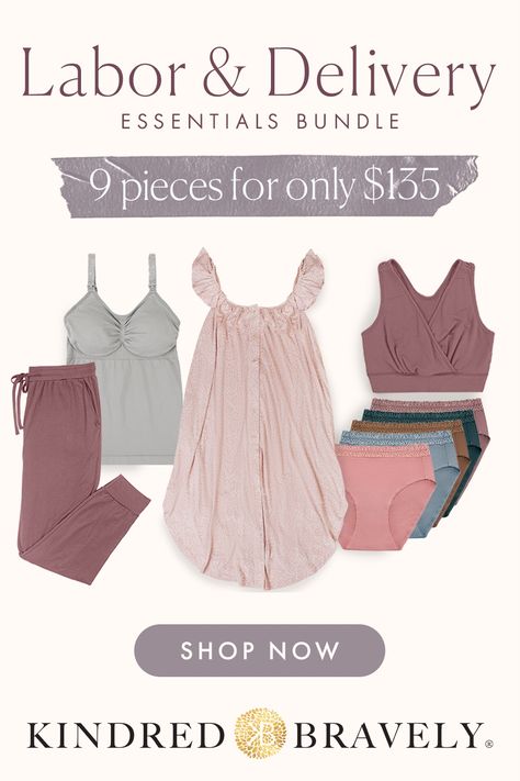 It’s almost GO TIME, so we’ve got all the essentials you need for your hospital stay. 👜 Grab everything you need to bring to the hospital with one click -- and save over $75! This bundle has NINE essential pieces for the big day and beyond! 🤯 💐Pretty and practical Labor & Delivery Gown 🤱Ultra-soft French Terry Racerback Nursing Bra 🛋Best-selling Everyday Lounge Joggers 🎉Must-have Simply Sublime® Nursing Tank 😻Oh-so-comfy 5-Pack of Postpartum Panties (5 count!) Nursing Pajamas, Delivery Gown, Nursing Maternity, Hospital Stay, Post Partum Outfits, Nursing Tank, Breastfeeding Clothes, Hospital Outfit, Labor Delivery