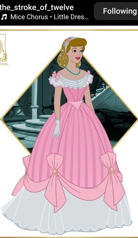 Cinderella Pink Dress, Disney Doors, Dance Remix, Disney Crossovers, Disney Princess Images, Cinderella Disney, Ipad Drawings, Disney Cinderella, Disney Princes