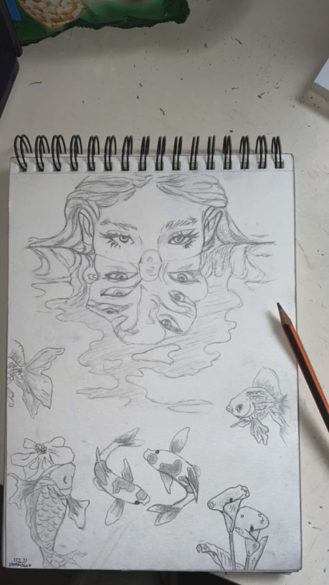 Emerging From Water Drawing, Someone In Water Reference, Shallow Water Drawing, Face In Water Drawing, Girl In Water Drawing, Water Reflection Drawing, Shallow Drawing, Under Water Drawing, Girl Under Water