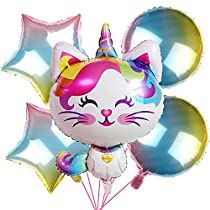 Check this out! Caticorn Birthday Party, Unicorn Party Balloons, Helium Number Balloons, Animal Party Theme, Cat Balloons, Cat Unicorn, Unicorn Balloon, Unicorn Party Supplies, Cat Birthday Party