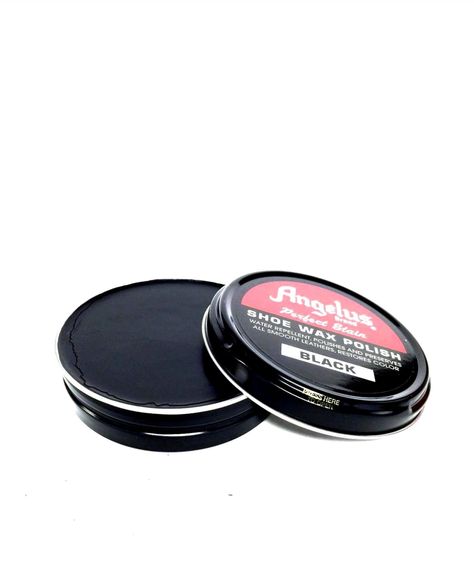 ANGELUS BRAND PERFECT POLISH STAIN Shoe Wax, Black Clothing, Shoe Care, Smooth Leather, Black Shoes, Black Color, Shoes Jewelry, Stain, Shoe Jewelry