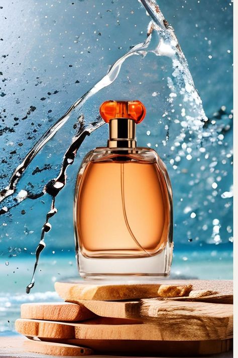 Perfume Background, Orange Perfume, Perfume Ideas, Perfume Photography, Water Photography, Perfume Collection, Perfume Oils, Perfume Bottle, Product Photography