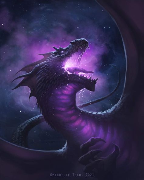 Purple Dragon Wallpaper, Dragon Fae, Elven City, Artstation Dragon, 1366x768 Wallpaper, Space Dragon, Fantastical Creatures, Dragon Wallpaper, Dragon Wallpaper Iphone